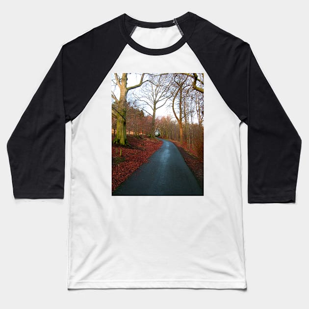 A winter walk in the park Baseball T-Shirt by tomg